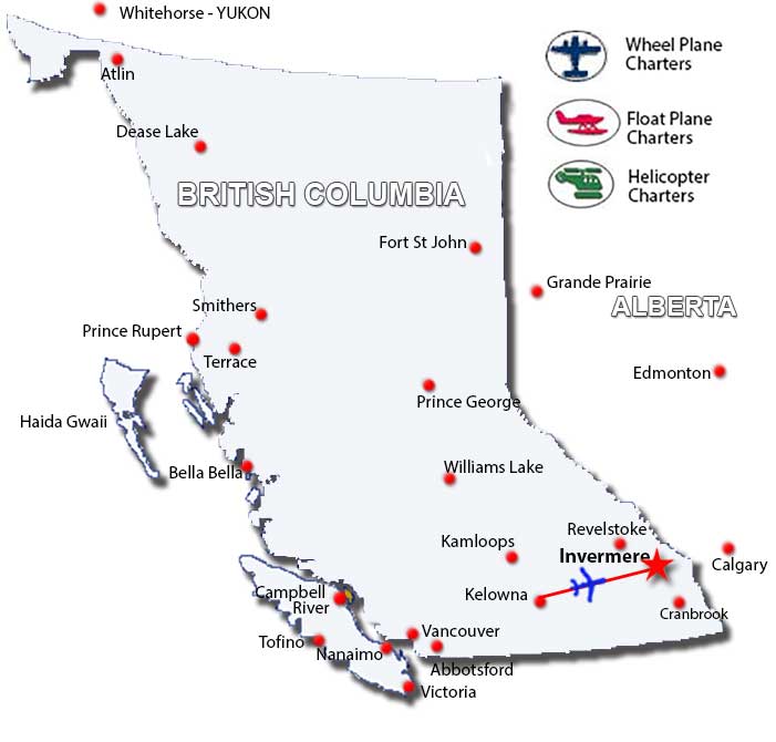 Kelowna Charter Flights Invermere